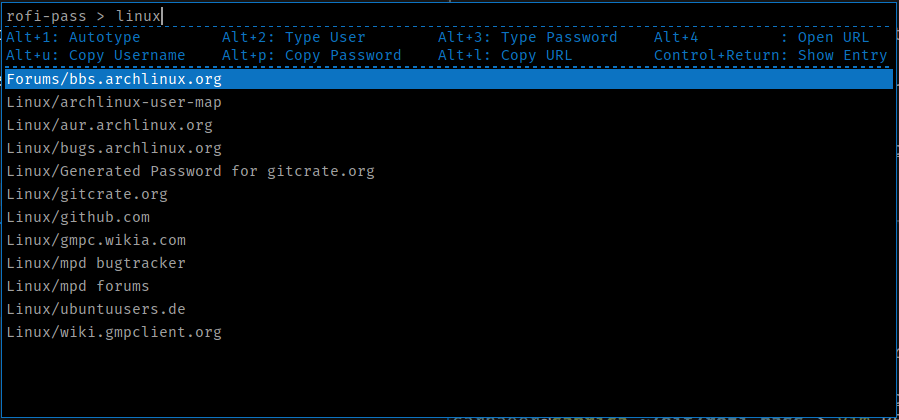 rofi-pass