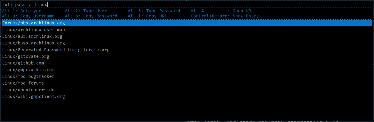 rofi-pass