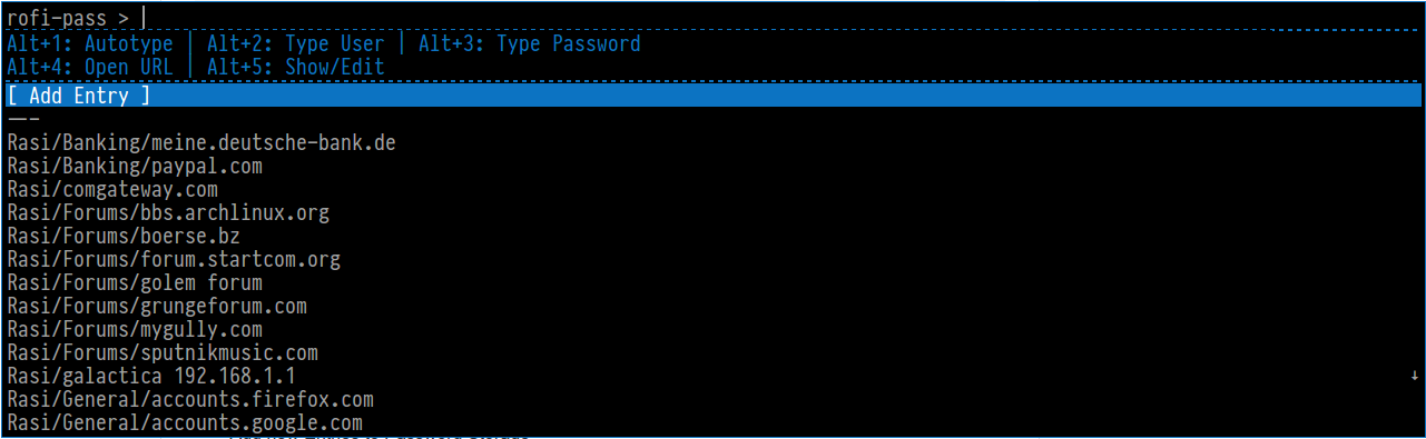 rofi-pass