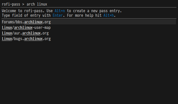 rofi-pass